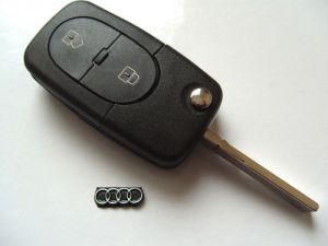 Выкидной ключ Audi (Ауди) HU66 / 433MHz Европа / 2 кнопки дистанционного управления ц/з / 4D0 837 231 R ― Автосканеры, оборудование для диагностики автомобилей