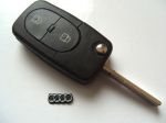 Выкидной ключ Audi (Ауди) HU66 / 433MHz Европа / 2 кнопки дистанционного управления ц/з / 4D0 837 231 R